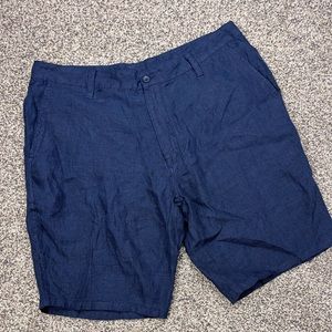 NWOT Men’s Linen shorts in Blue waist 34